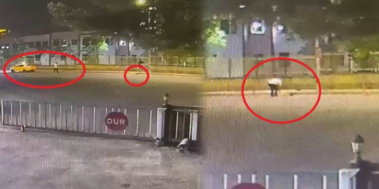 Yolda duran dubayı tuttuğu gibi aracına atıp kaçtı