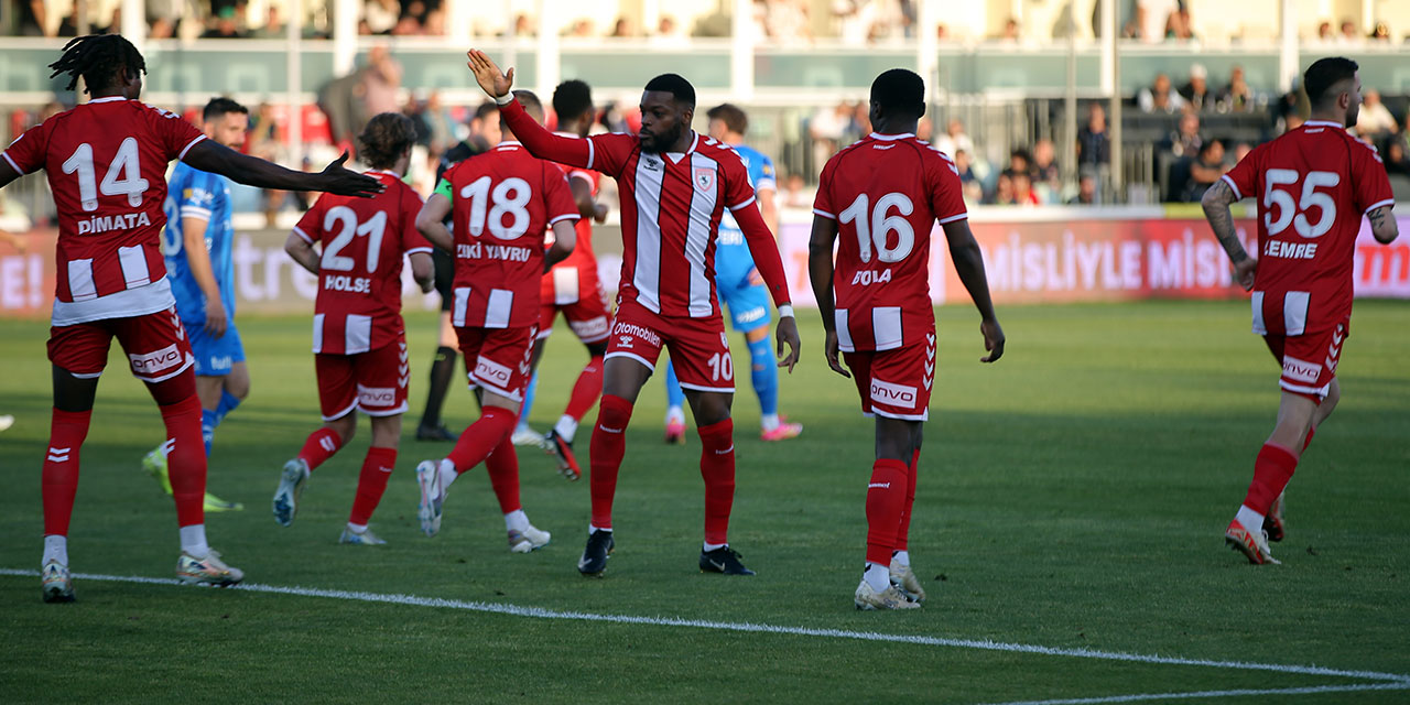 Samsunspor zor kazandı: Uzatmalarda yaşananlar olay oldu