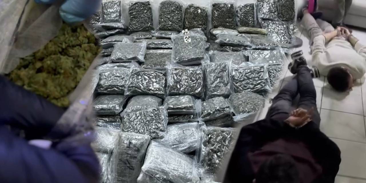 Petshop görünümündeki işyeri uyuşturucu deposu çıktı! 100 kilo uyuşturucu ele geçirildi