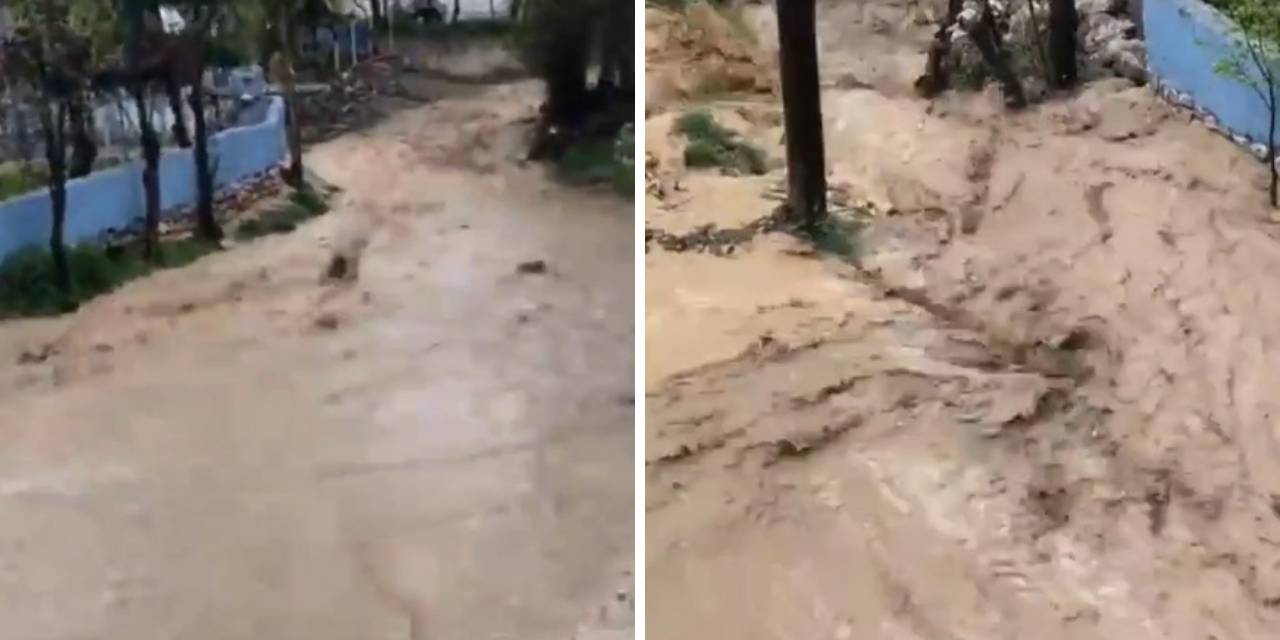 Meteoroloji uyarmıştı: Aşırı yağış sele neden oldu