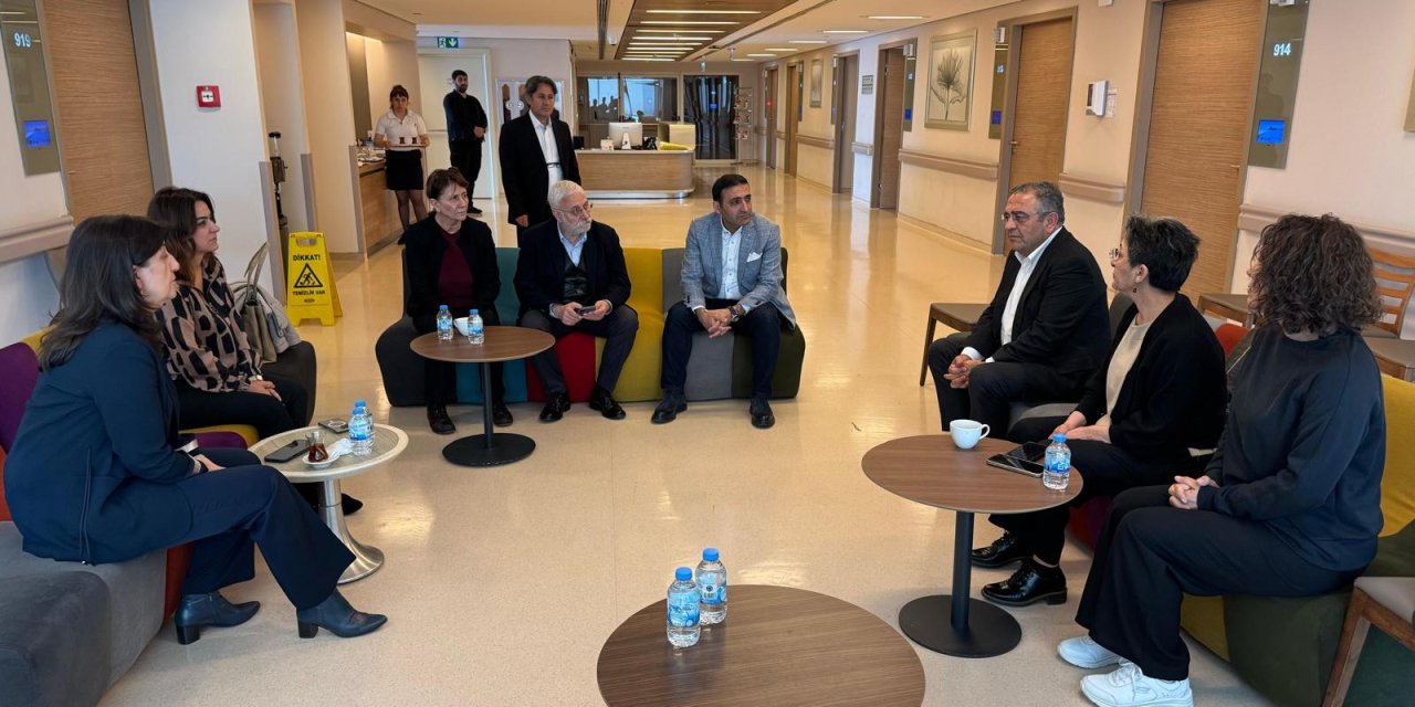 Tanrıkulu'ndan Sırrı Süreyya Önder'e ziyaret: Maalesef durumu stabil ve kritik