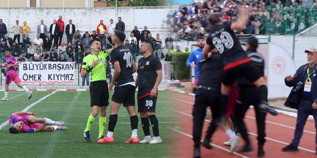 Şampiyonluk maçında 25 kart çıktı: Ortalık karıştı