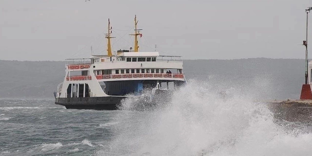 Bozcaada ve Gökçeada seferlerine fırtına engeli