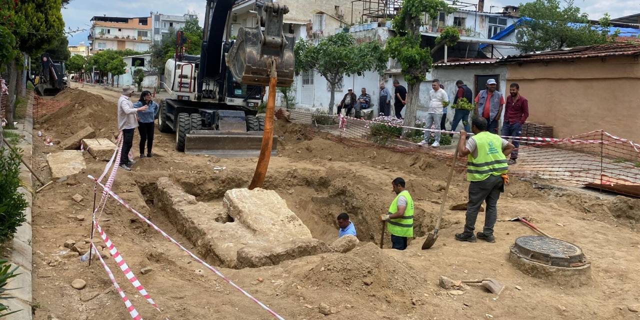 Yol çalışmasında tarih fışkırdı