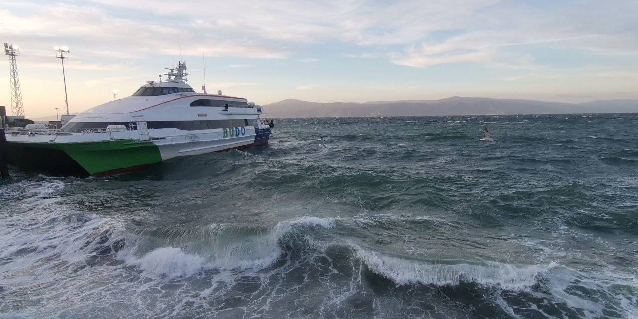 Deniz Otobüslerinin 8 seferi iptal edildi