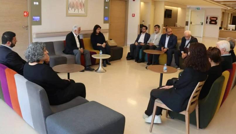 Hastanede sürpriz buluşma: DEM Parti ile HÜDA PAR'dan ilk temas