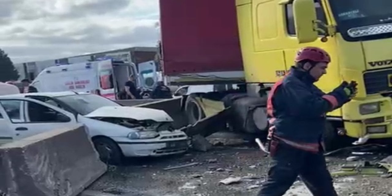 Sakarya'da trafik kazası yürekleri ağza getirdi
