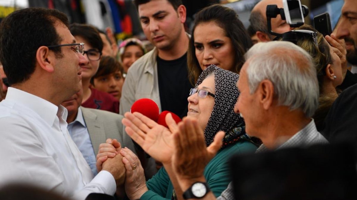 Yenibosna'da İmamoğlu izdihamı!