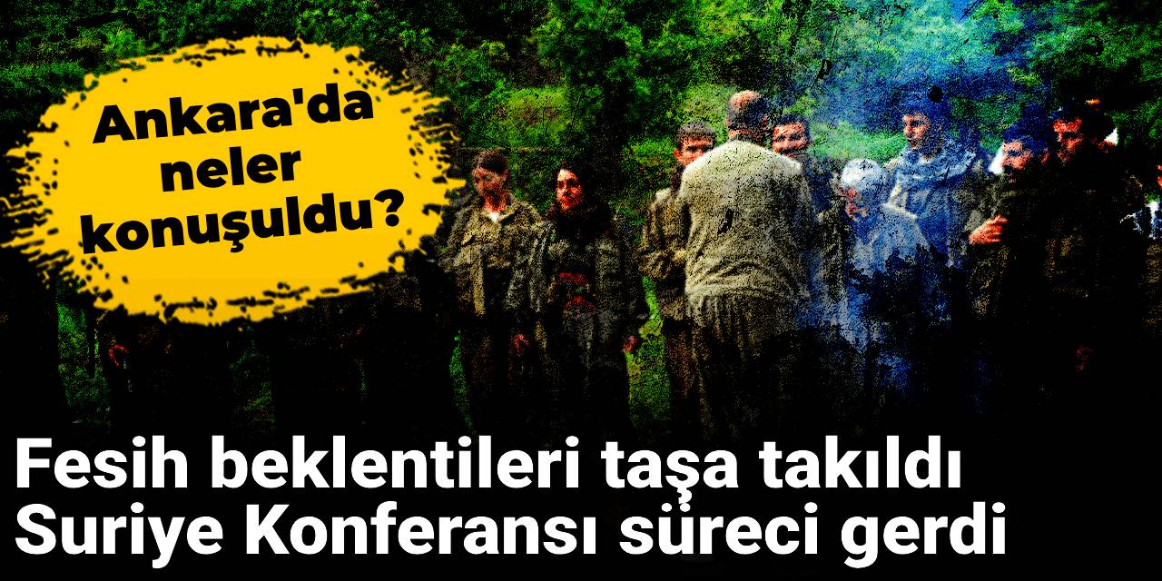 Fesih beklentileri taşa takıldı Suriye Konferansı süreci gerdi