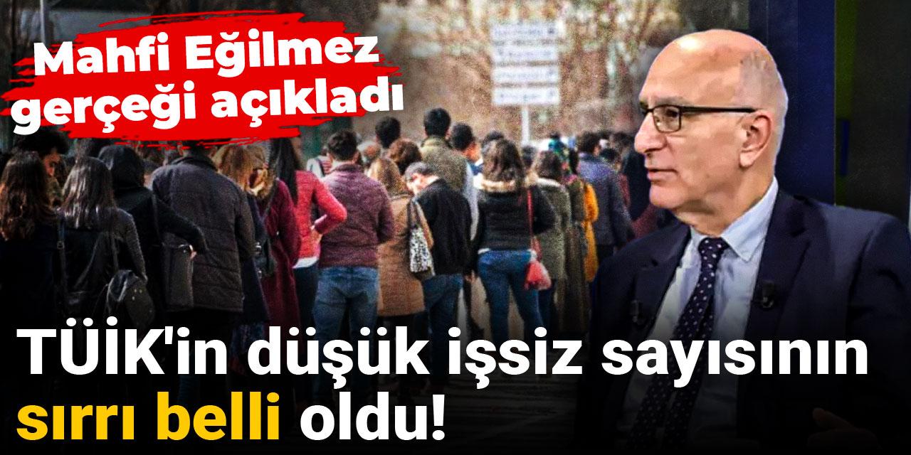 TÜİK'in düşük işsiz sayısının sırrı belli oldu! Mahfi Eğilmez gerçeği açıkladı