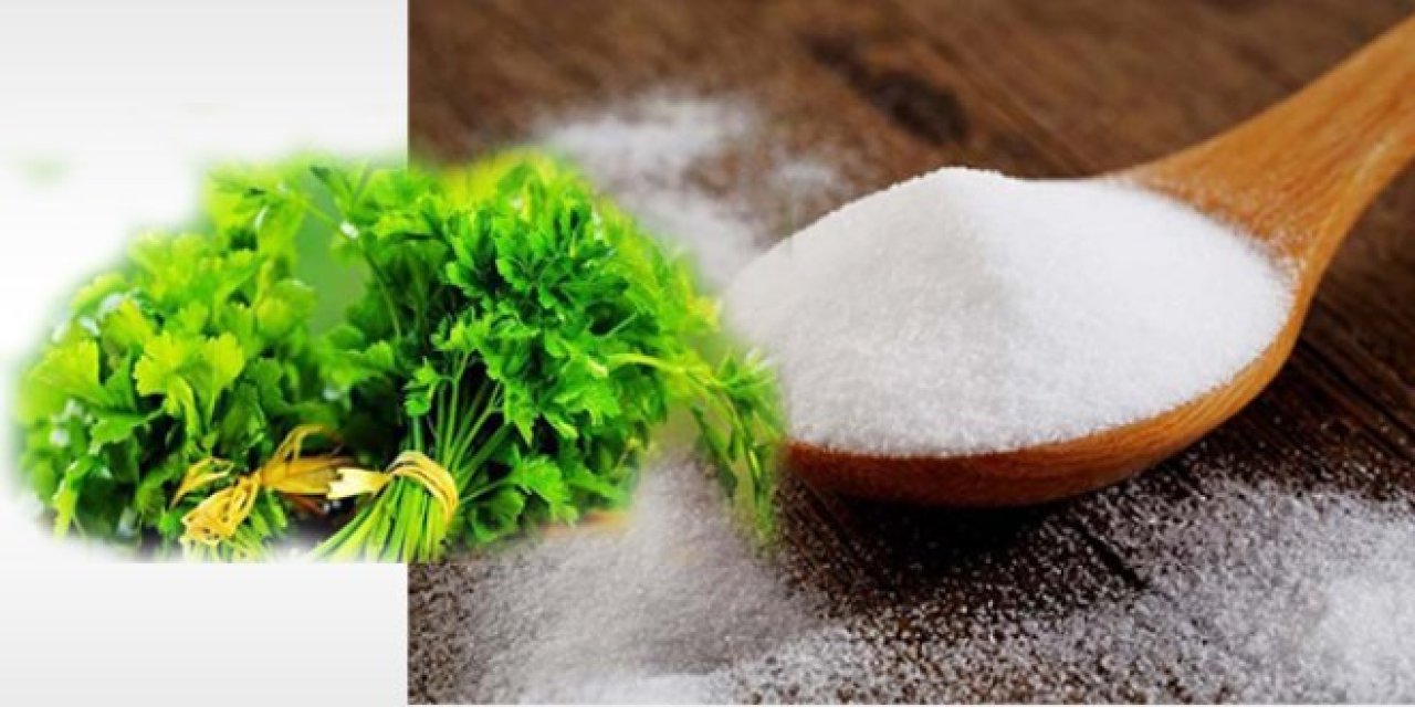 Maydanozu karbonatlı suya koyun ve bir mucize gerçekleşsin