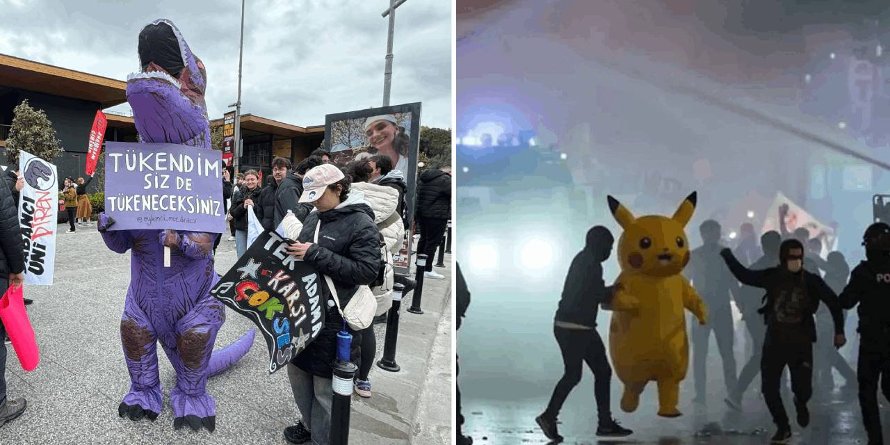 Pikachu gitti mor dinozor geldi!