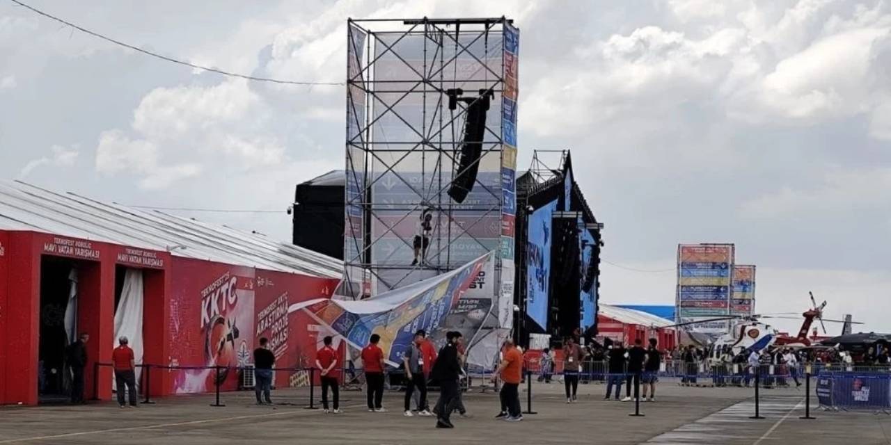 KKTC'de düzenlenen TEKNOFEST'te facia