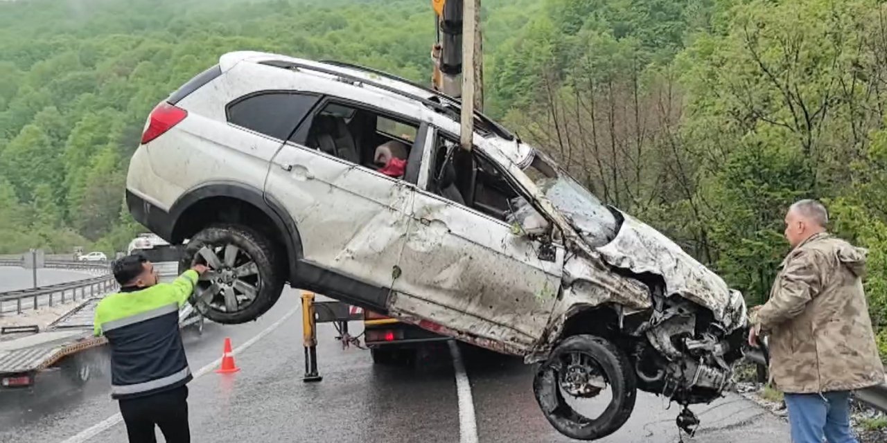 Bursa’da cip ormana uçtu: 1 ölü, 2’si çocuk 3 yaralı