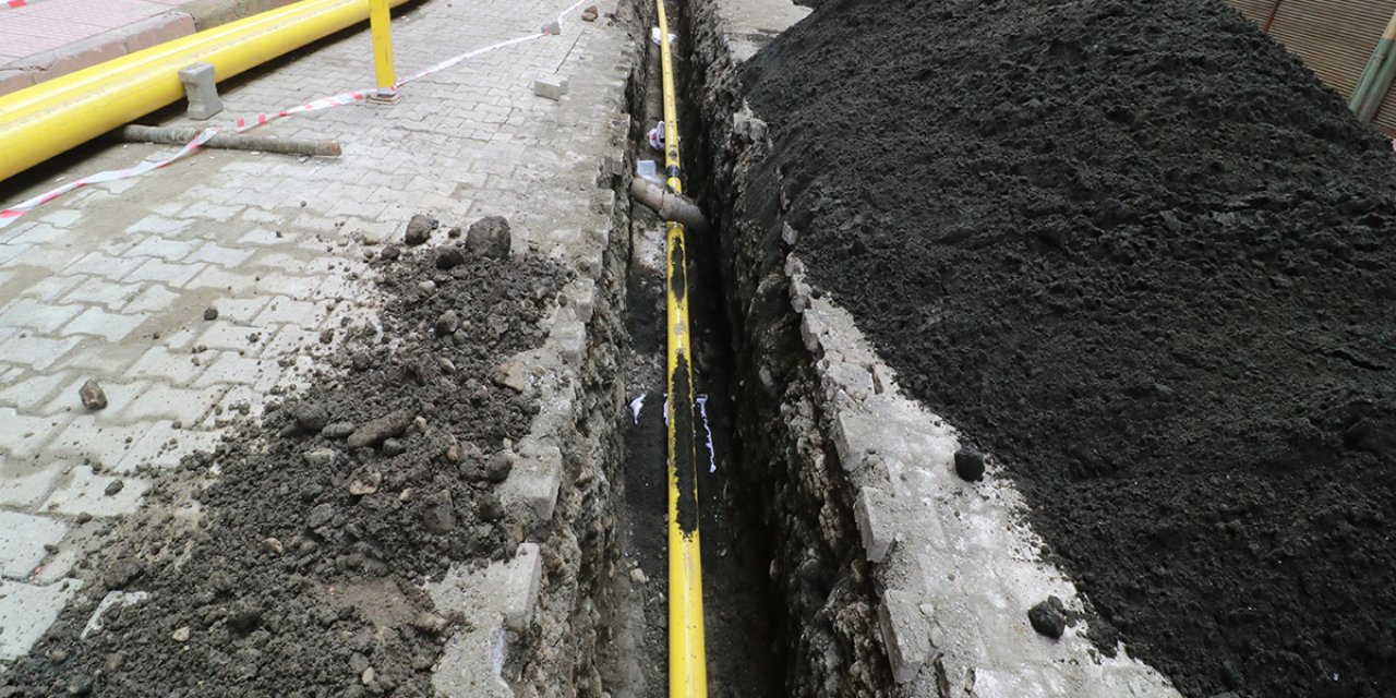 Çalışma sırasında doğal gaz borusundaki hasar korkuttu