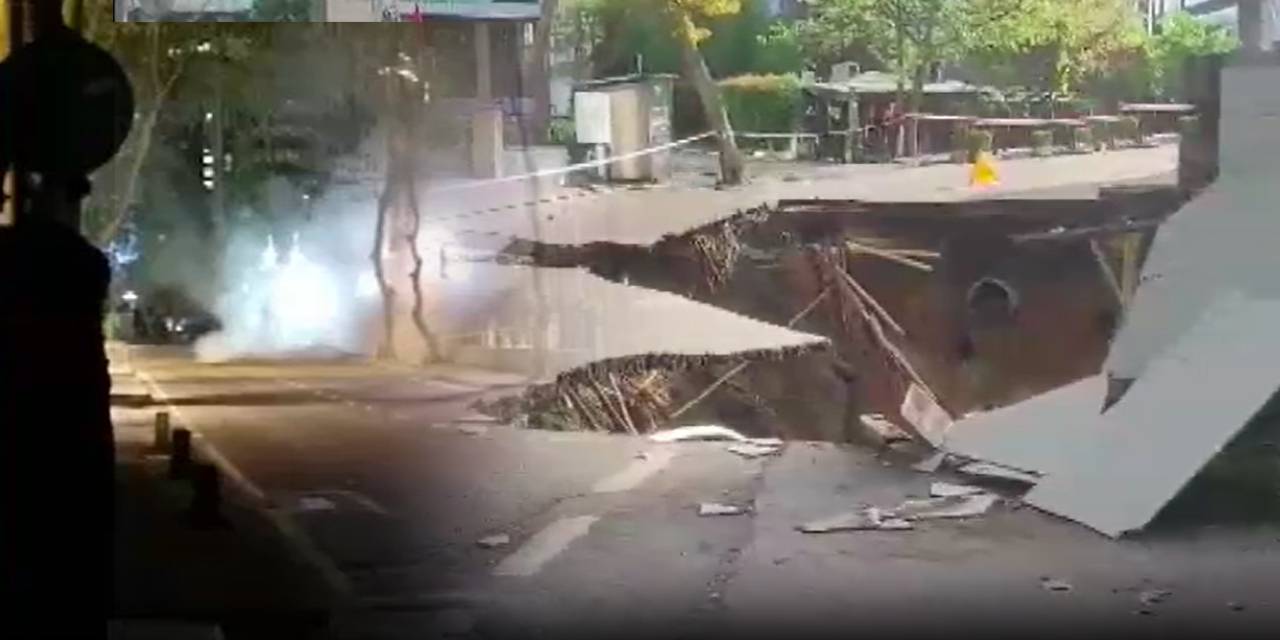 Sarıyer'de yol çöktü! Ünlü cadde trafiğe kapatıldı: İBB nedenini açıkladı
