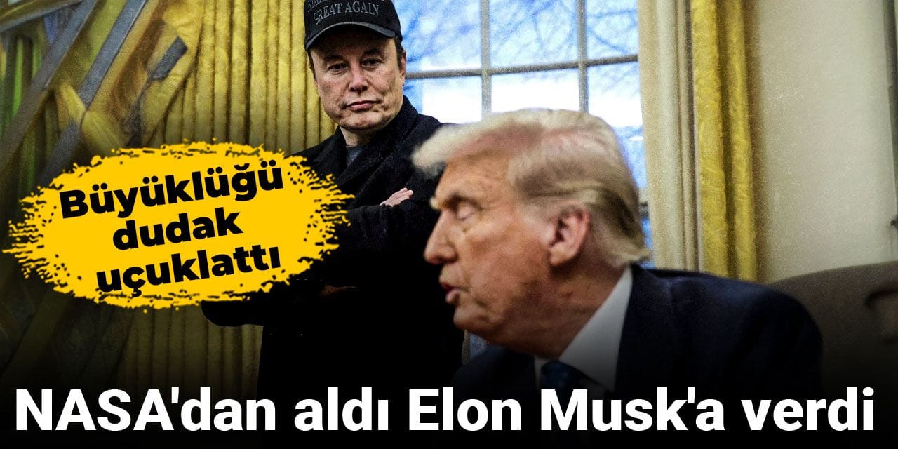 NASA'dan aldı Elon Musk'a verdi: Büyüklüğü dudak uçuklattı