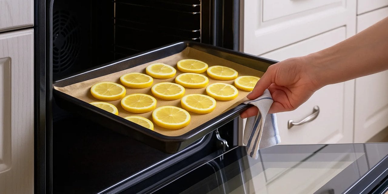Fırında limon bakın ne işe yarıyormuş?!