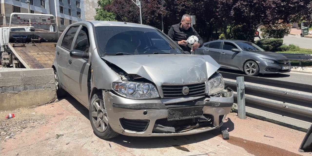 Kırmızı ışıkta bekleyen otomobile çarptı: 2'si çocuk 5 kişi yaralandı