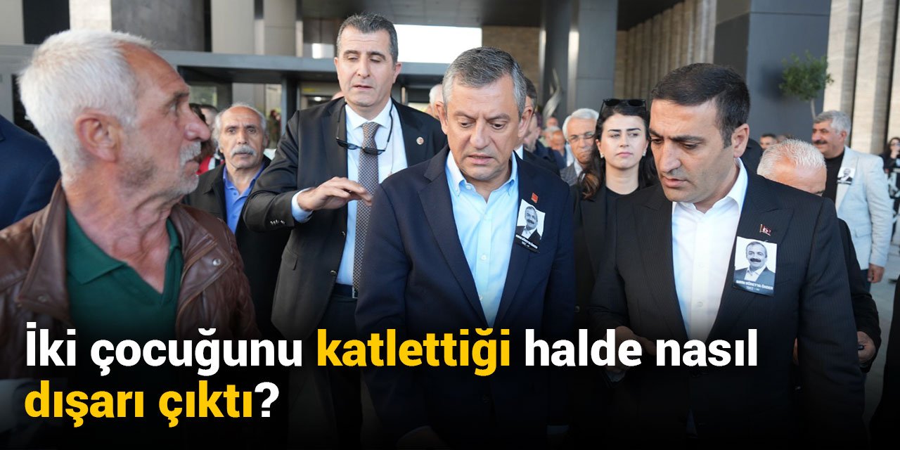 İki çocuğunu katlettiği halde nasıl dışarı çıktı?