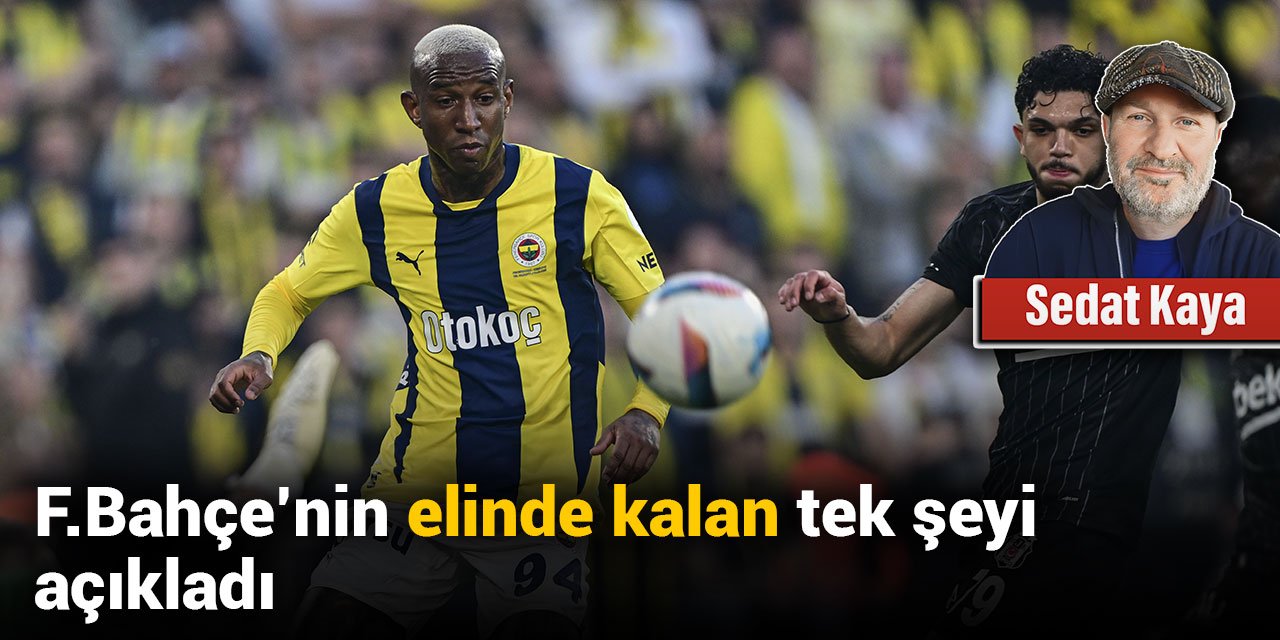 Fenerbahçe'nin elinde kalan tek şeyi açıkladı