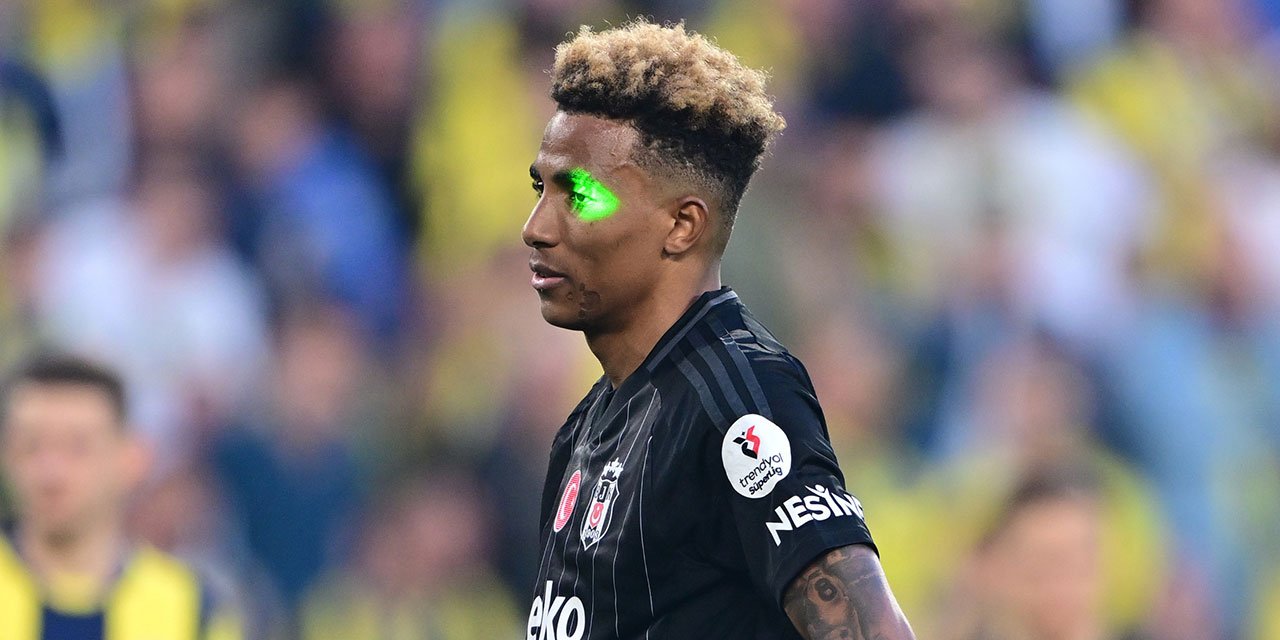 Gedson Fernandes'e lazer tutan taraftar gözaltına alındı