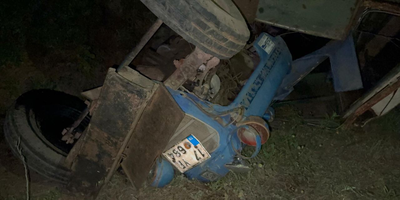 Sürdüğü traktörün altında kalarak öldü