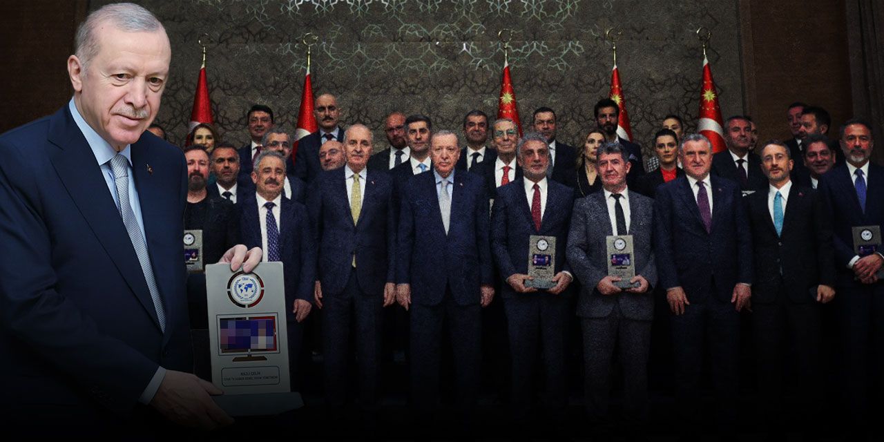 Erdoğan'ın elinden ödül alan oyuncu bakın kim çıktı?