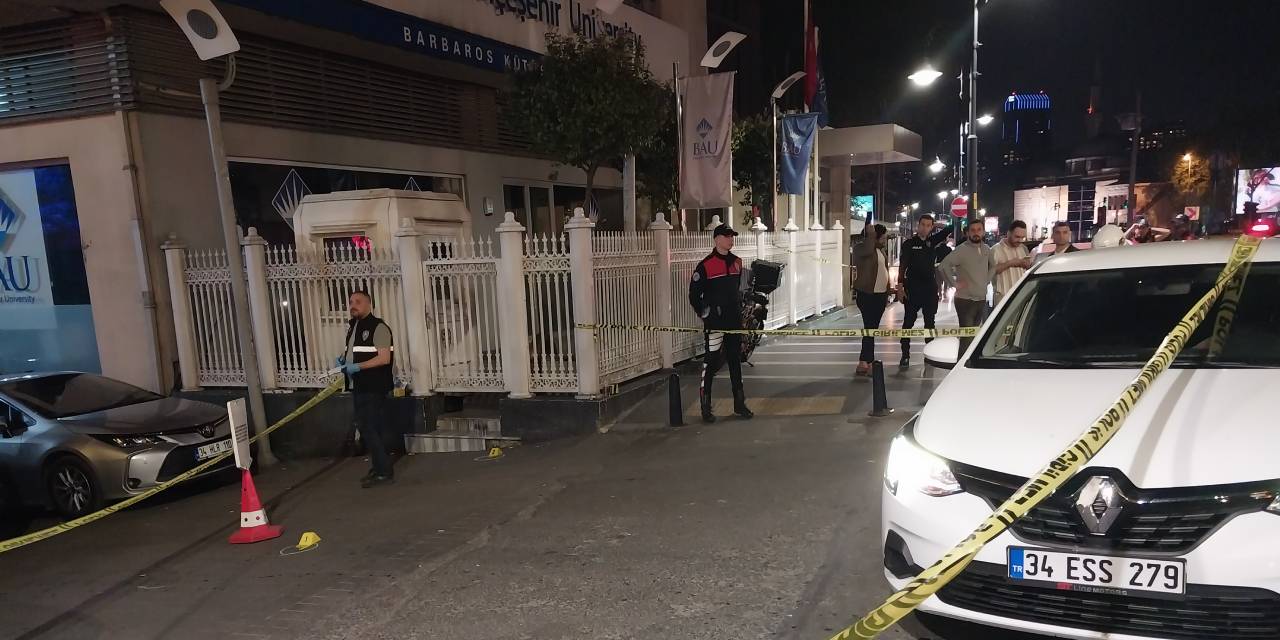 Beşiktaş’ta otomobile silahlı saldırı düzenlendi