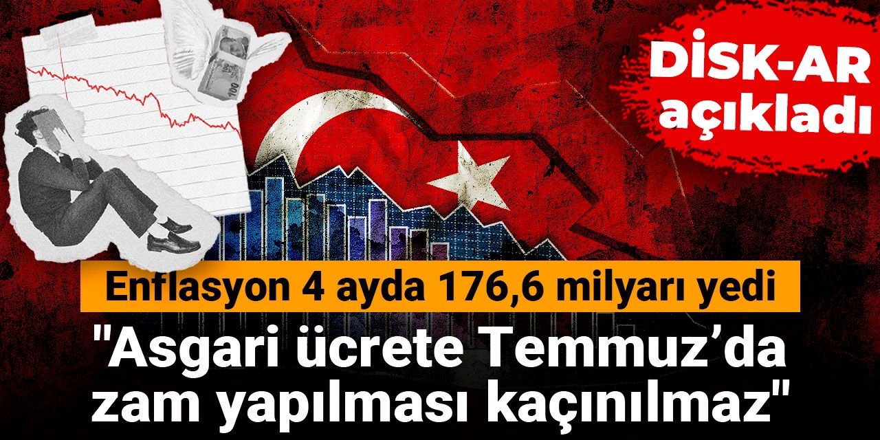 DİSK-AR: Asgari ücrete Temmuz 2025’te zam yapılması kaçınılmaz