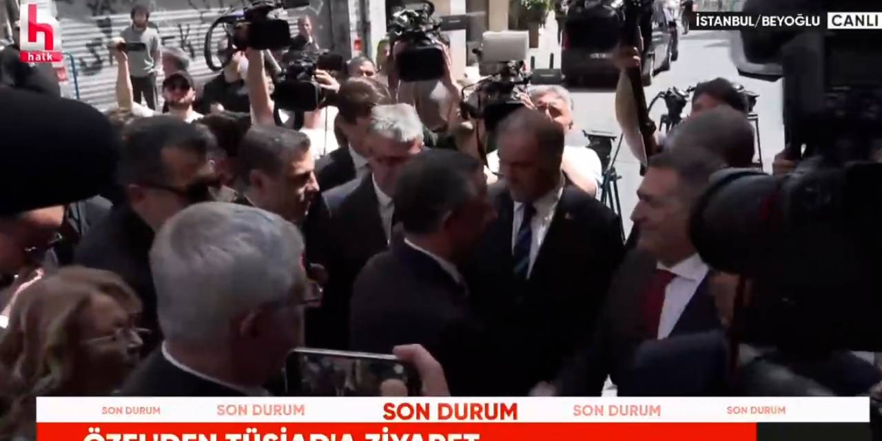 Özgür Özel'den TÜSİAD'a ziyaret! Orhan Turan karşıladı