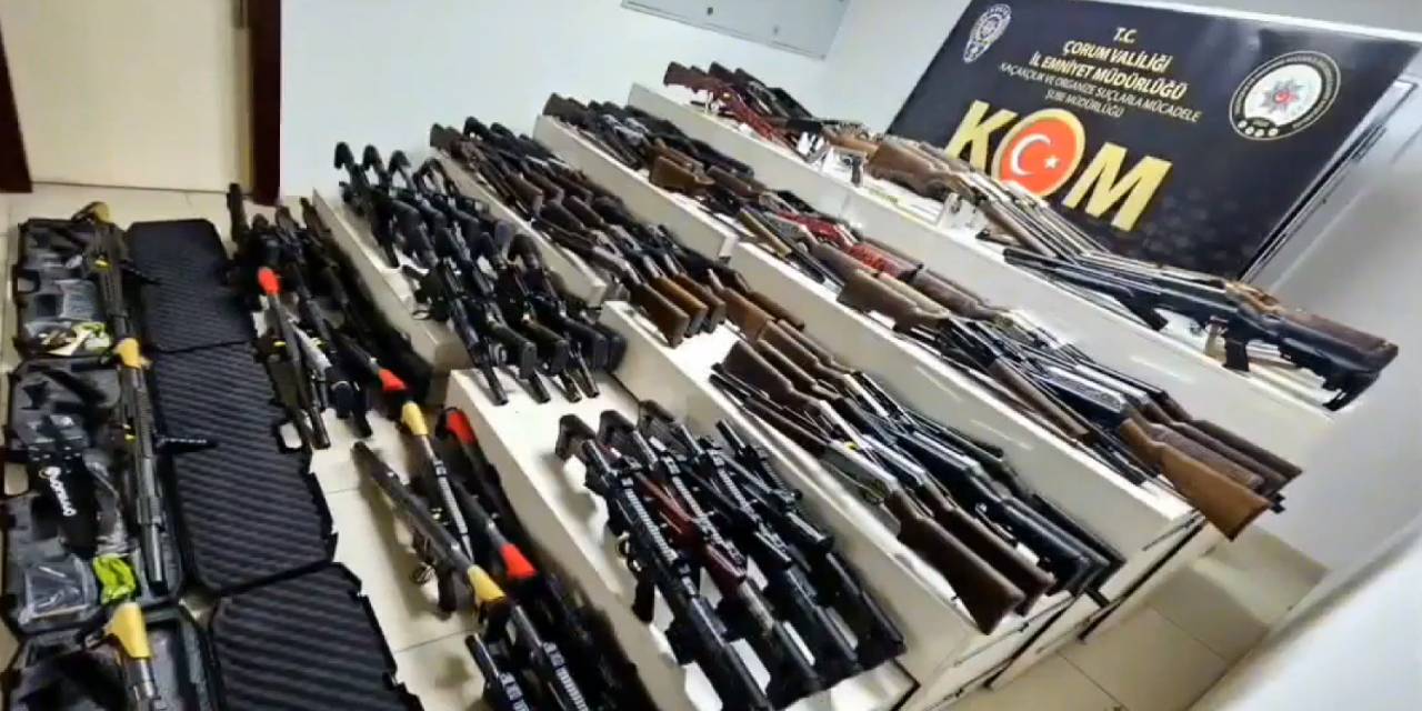 Kaçak silah operasyonunda 118 ruhsatsız av tüfeğine ele geçirildi
