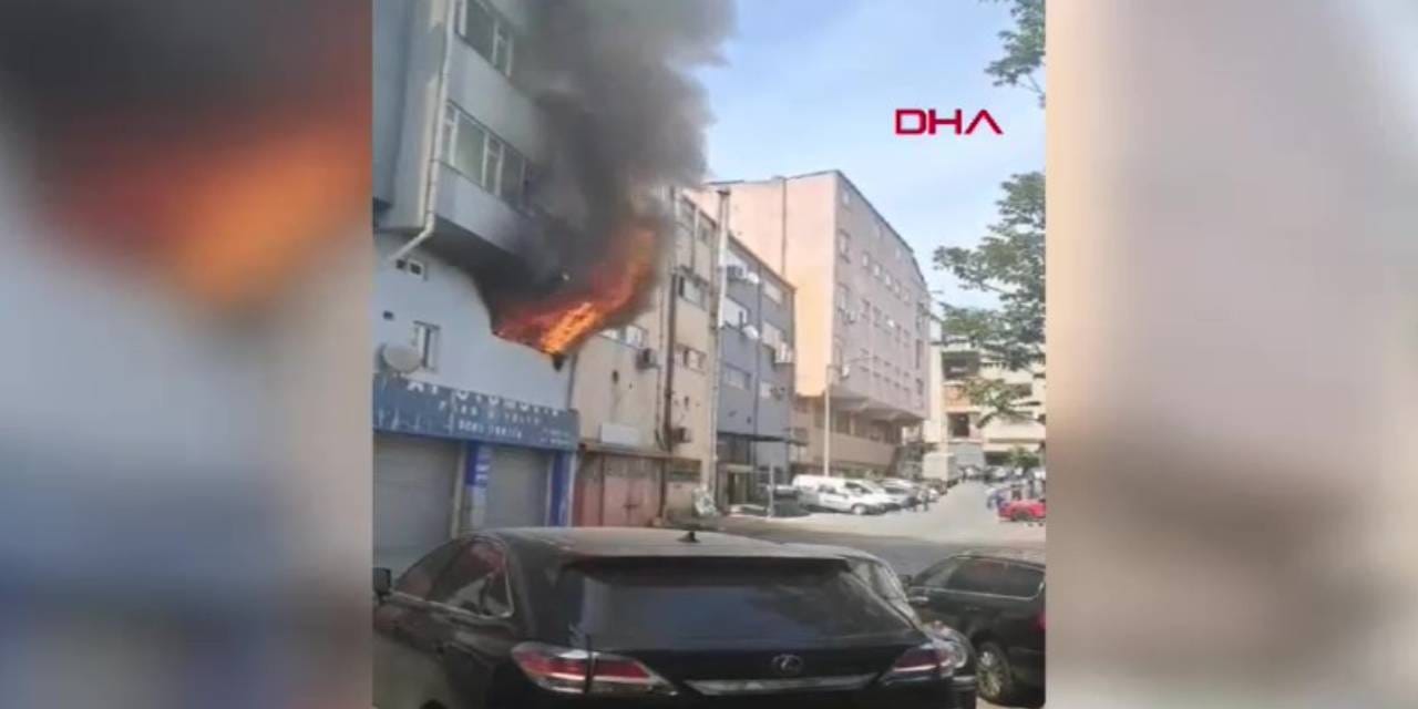 Kağıthane'de iş yerinde korkutan yangın: 1 ölü