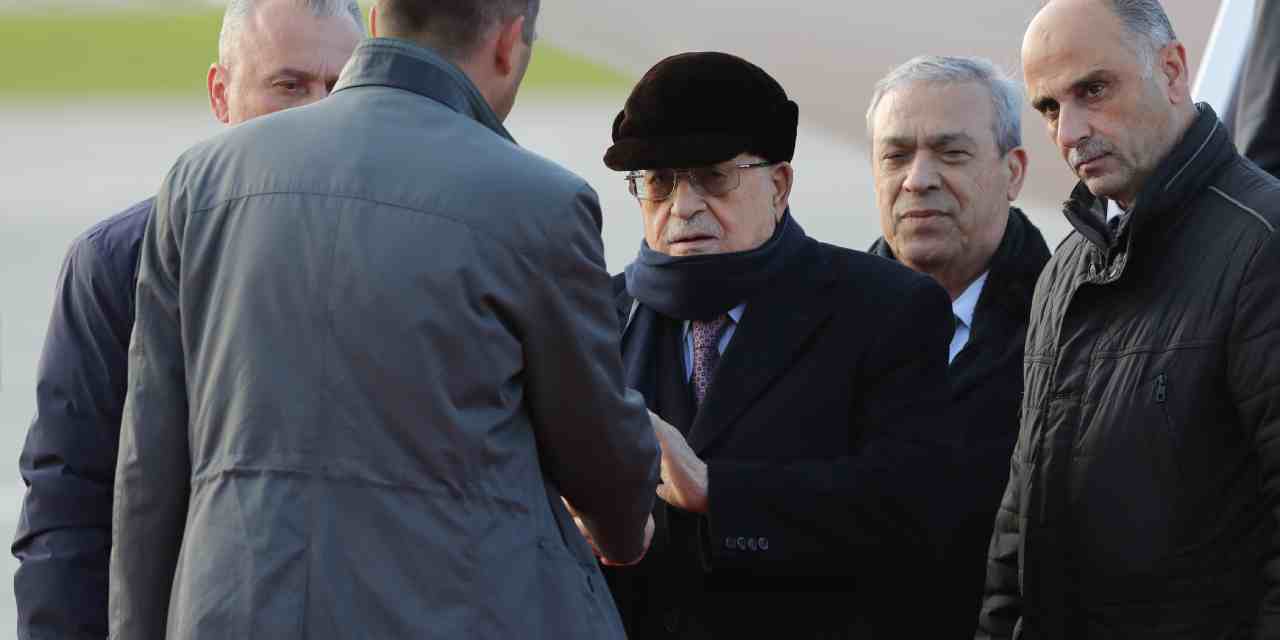 Filistin Devlet Başkanı Mahmud Abbas Moskova'da