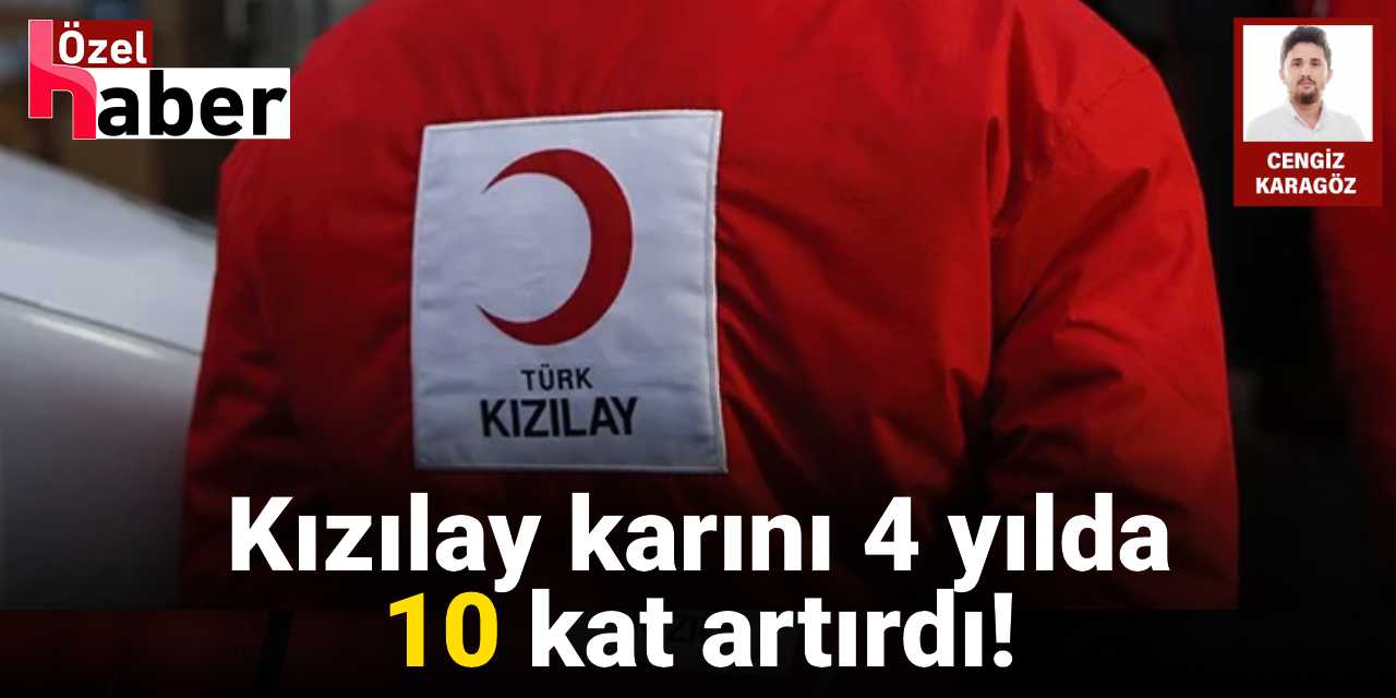 Kızılay ticarethaneye döndü: Karı 4 yılda 10 kat arttı!