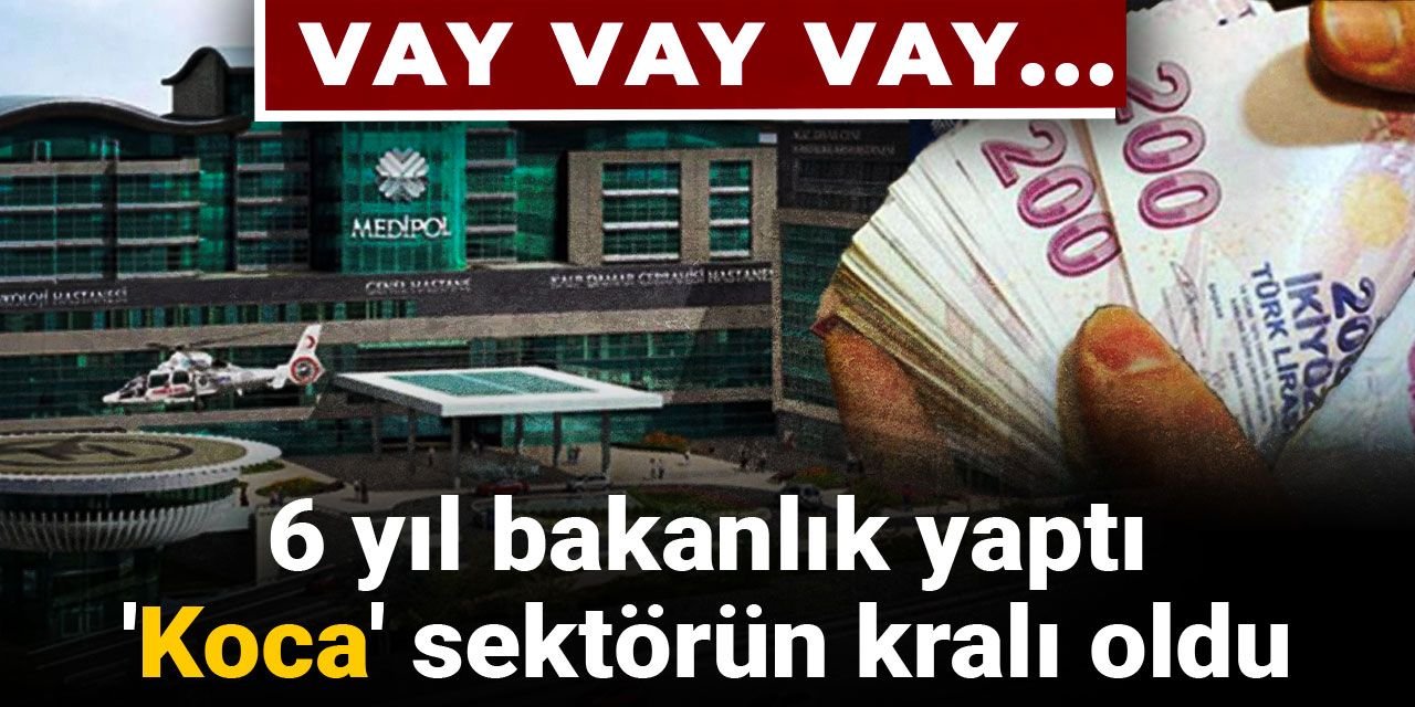 6 yıl bakanlık yaptı, 'Koca' sektörün kralı oldu!