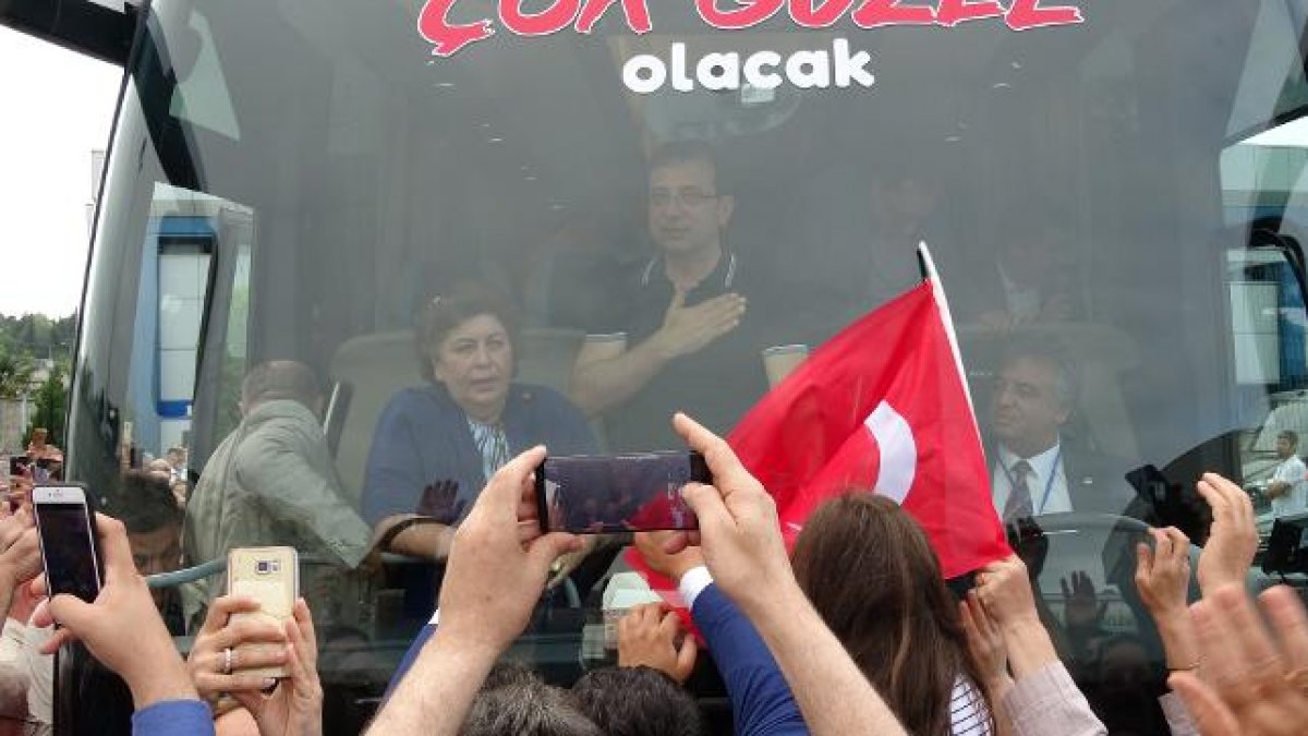 İmamoğlu'na memleketi Trabzon'da sevgi seli!