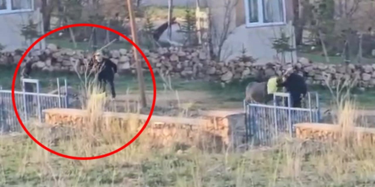 Zalimliğin böylesi... Başına torba geçirdi, vurdukça vurdu