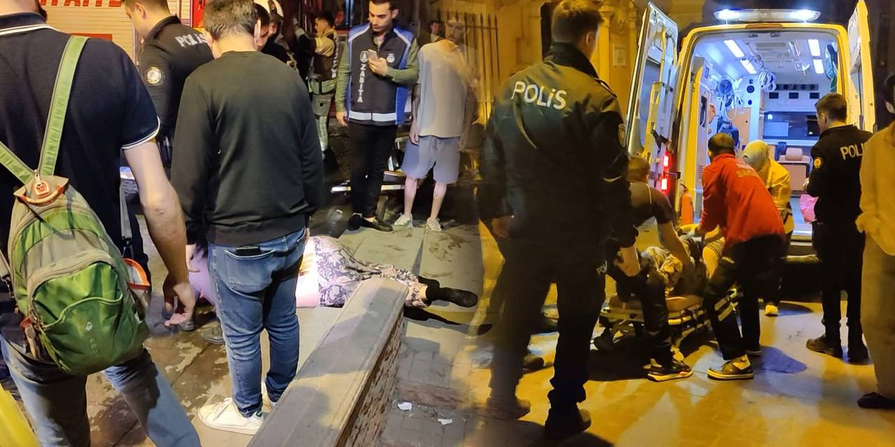 Evini yakmaya çalıştı, müdahale edenleri bıçakla tehdit etti