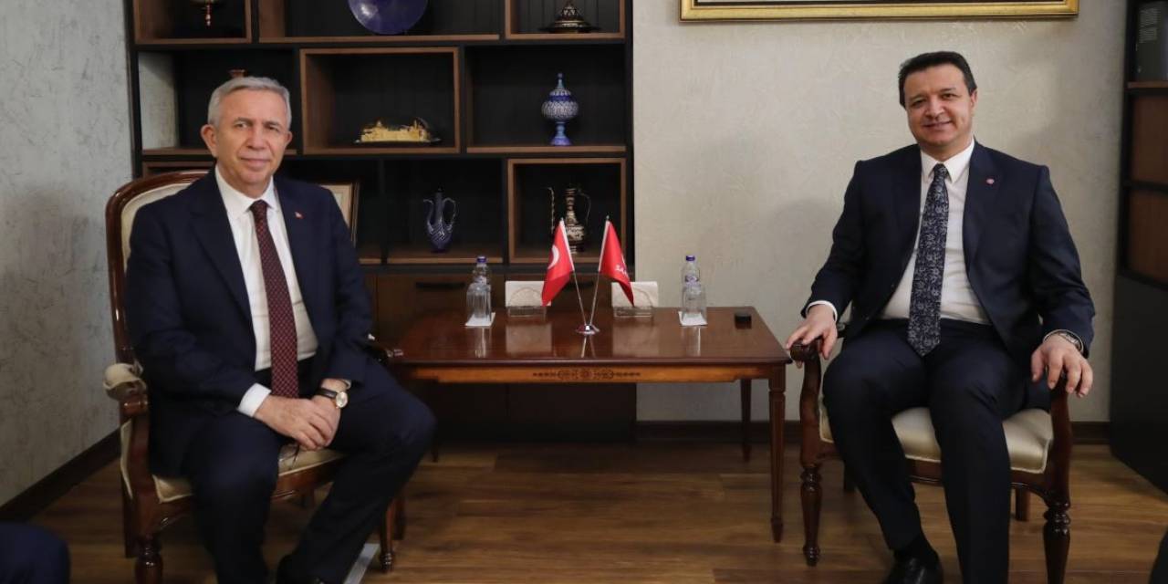 Mansur Yavaş'tan Saadet Partisi'ne ziyaret