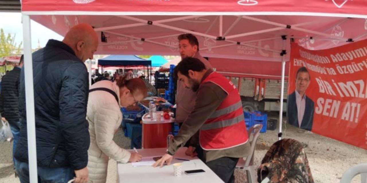 CHP'nin imza standına bu defa Samsun'da saldırı!