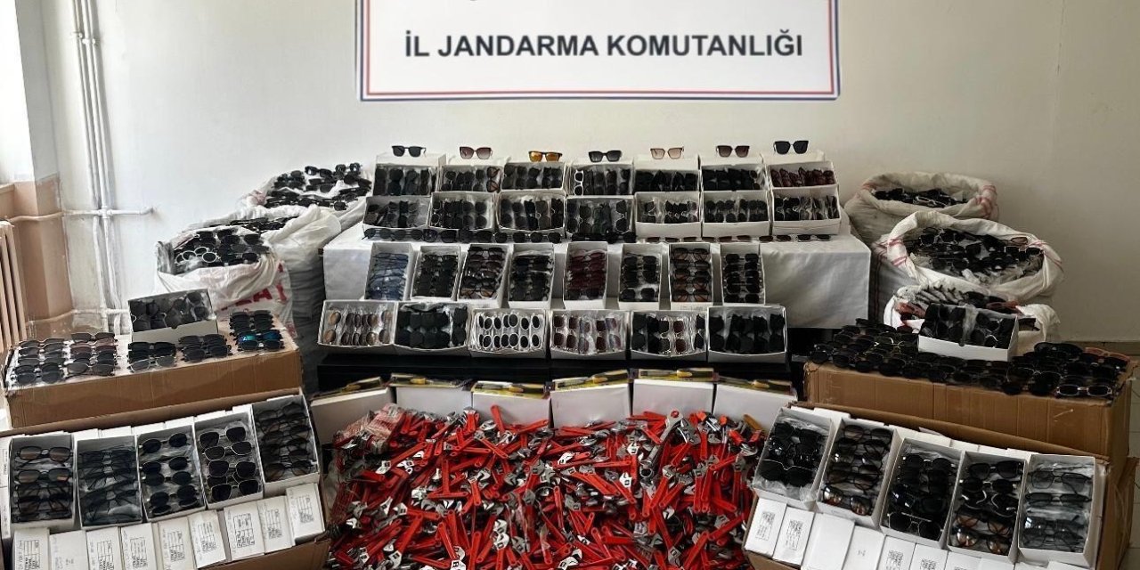 34 milyon liralık imitasyon gözlük operasyonu