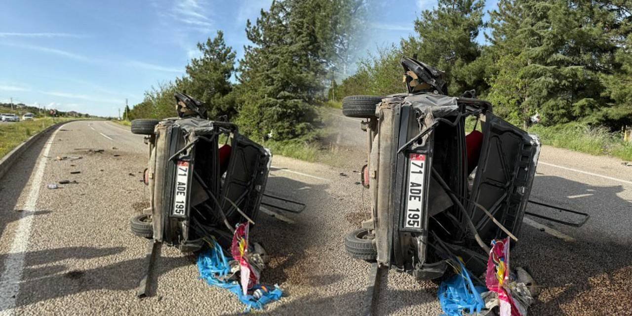 Kırıkkale’de feci kaza: 1 kişi öldü