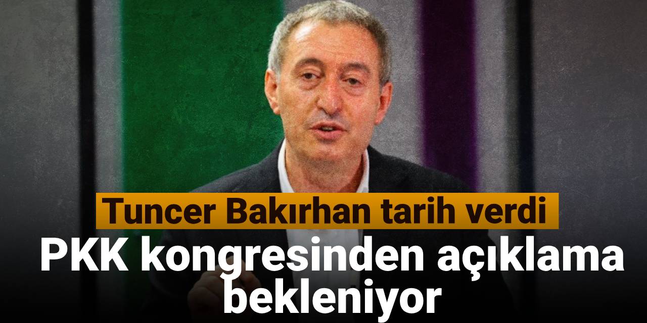 PKK kongresinden açıklama bekleniyor: Tuncer Bakırhan tarih verdi