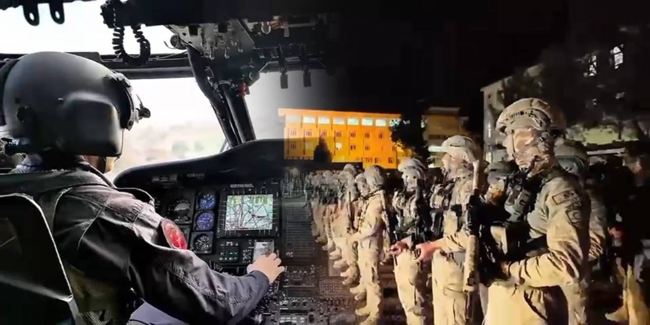 Hava destekli narkoterör operasyonu: 1 milyonun üzerinde kenevir ve skunk kökü ele geçirildi