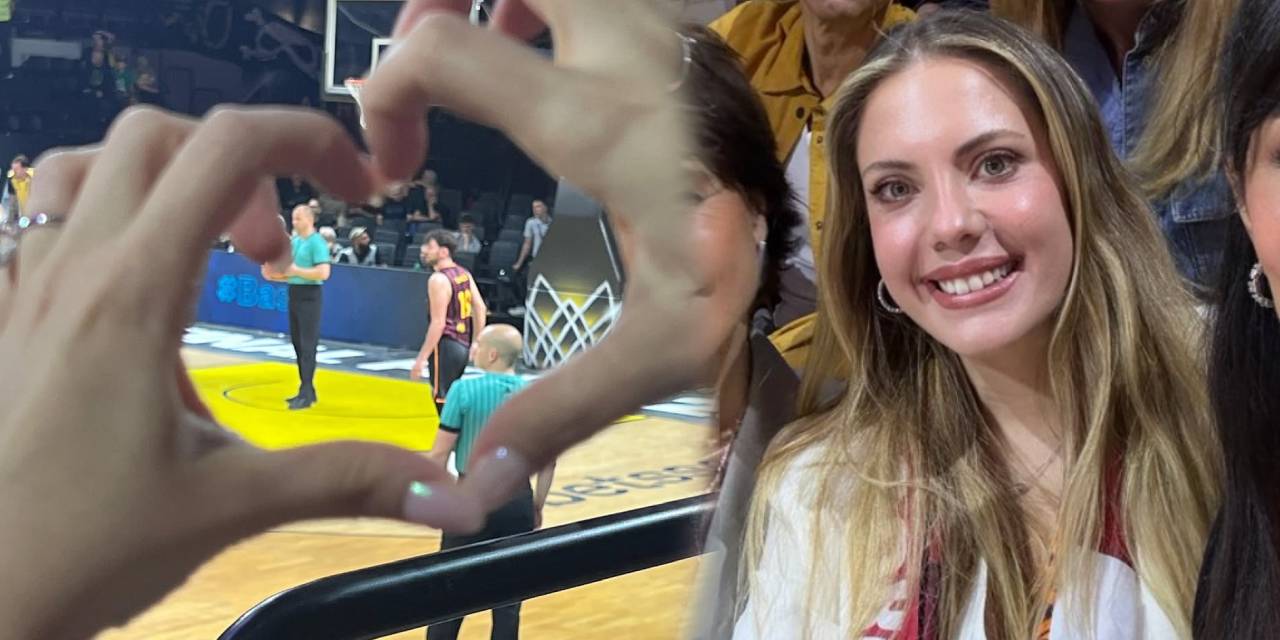 Eda Ece eşini yalnız bırakmadı: Galatasaray maçında gözler ondaydı