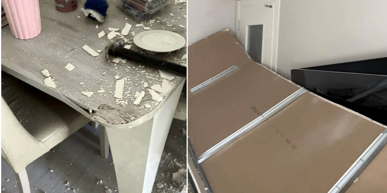 Anne ve 2 çocuğu evinde kabusu yaşadı! Faciadan son anda kurtuldular