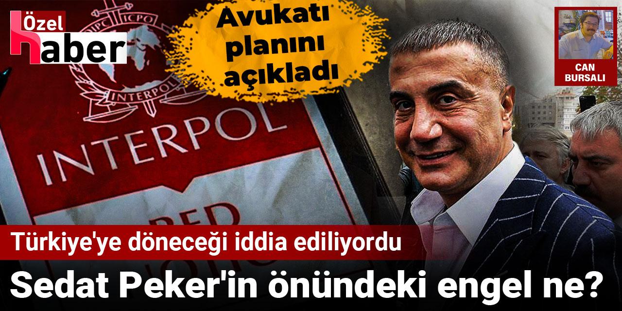 Türkiye'ye döneceği iddia ediliyordu: Sedat Peker'in önündeki engel ne?