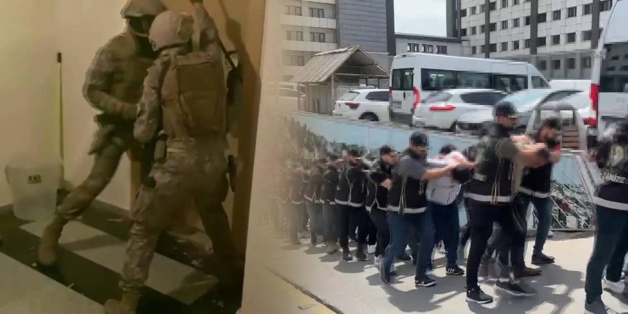 Görüntüler film sahnelerini aratmadı: İstanbul merkezli operasyonda suç örgütü çökertildi