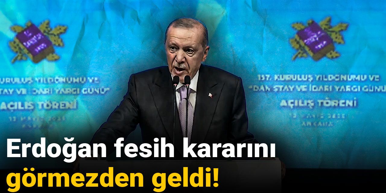 Erdoğan fesih ve silah bırakma kararını görmezden geldi